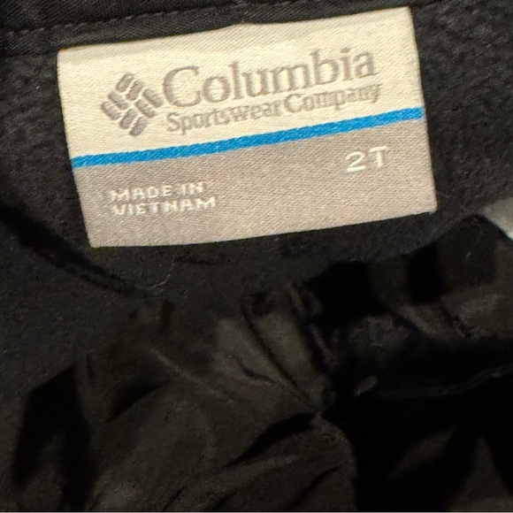 Columbia Toddler Kids Fleece Lined Snow Pants Black Size 2T With Outgrown System - Picture 8 of 13
